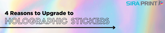 Customer stickers, Holographic effects