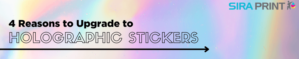 Customer stickers, Holographic effects