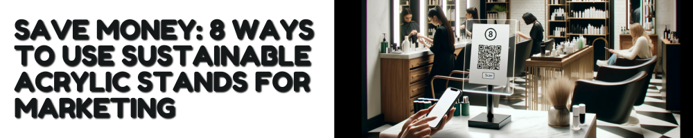 Save Money: 8 Ways to Use Sustainable Acrylic Stands for Marketing