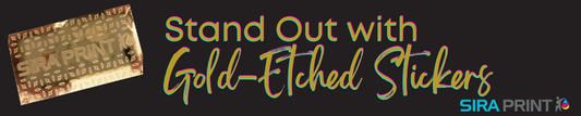 Stand Out with Gold-Etched Stickers
