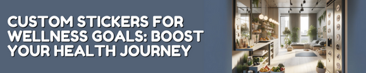 Custom Stickers for Wellness Goals: Boost Your Health Journey