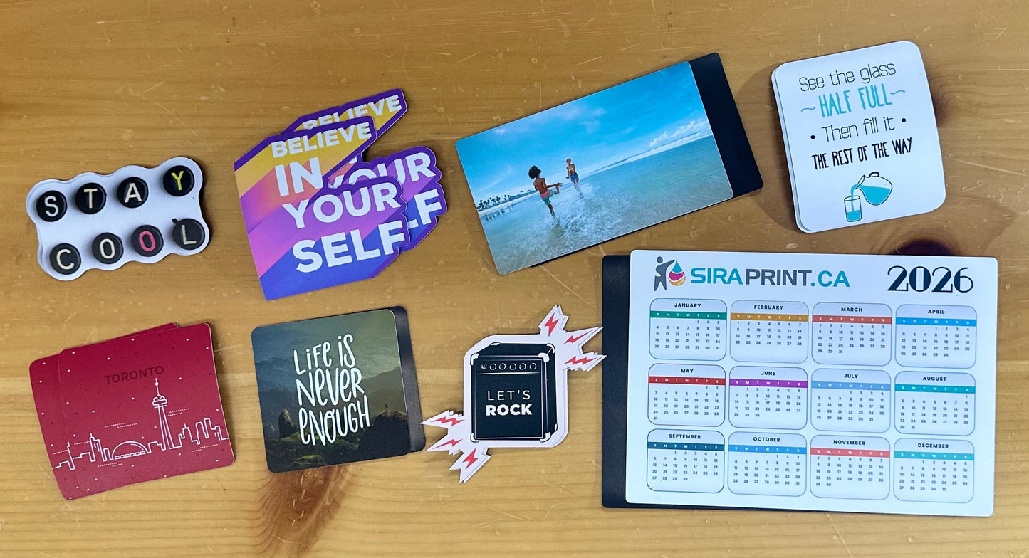 custom magnets - waterproof and cut to any shape